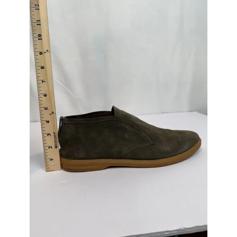 Peter Millar Collection Slip On Chukka Suede Spruce MF20RF07 Men 11.5 $298 MSRP - Picture 8 of 11